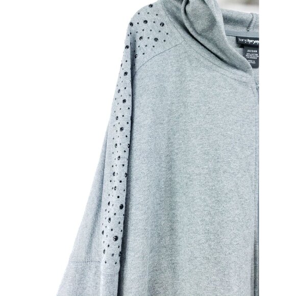 Lane Bryant Fashion Jacket Women's Plus Size 22/24 Gray - Picture 3 of 6